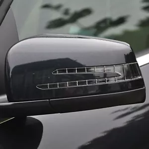 Pour Mercedes A B C E GLA W204 W212 W176 Coque Complète Effet Noir Retroviseur - Picture 1 of 8