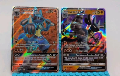 Lucario GX (Full Art) 122/131 Sm-Forbidden Light & SM100 Black Star Promo - Image 1 of 4