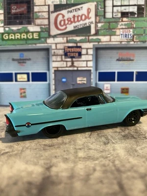 1957 Chrysler 300C 1:64 Diecast Collectible Model Car Loose Blue - Image 1 of 4