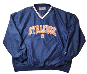 Vintage Syracuse University Pro Player Windbreaker genähter Pullover Large  - Bild 1 von 6