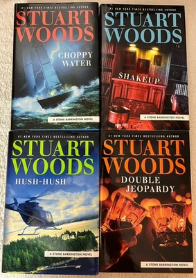 Stuart Woods, Stone Barrington, Choppy Water; Shakeup; Hush-Hush;Double Jeopardy - Image 1 of 4
