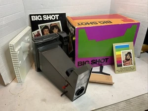 Vintage Retro Polaroid BIG SHOT Portrait LAND Camera 1970 Original Box Manual - Picture 1 of 13
