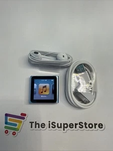 MINT CONDITION-Apple iPod nano 6th Gen Blue Color (16GB) -EXCELLENT CONDITION - Picture 1 of 5