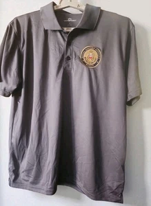 Naval support activity bahrain embroidered Polo Large New B7 Military Nice Navy - Picture 1 of 5