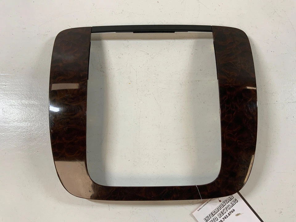 2008 GMC Yukon Radio Front Dash Woodgrain Trim Panel OEM 15247458 Foto 1 de 4