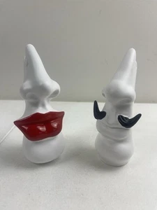Soporte para gafas nariz labios rojos bigote negro soporte para gafas para él y ella - Imagen 1 de 6