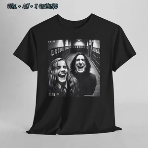 Harry Potter Snape and Hermione Granger Unisex Tee, Slytherin Wizard Shirt, - Picture 1 of 19