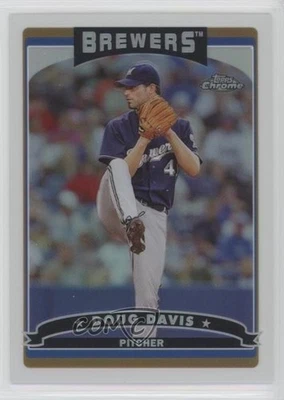 2006 Topps Chrome Refractor Doug Davis #159 - Image 1 of 2