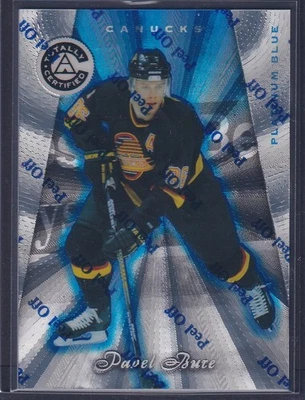 PAVEL BURE - 1997 Pinnacle Totally Certified Platinum Blue PROMO #45 Serial xxxx - Image 1 of 2