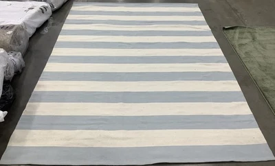 Tapete azul celeste/marfim 6'-0" x 9'-0" atrás mancha preço reduzido 1172682256 MTK712K-6 - Imagem 1 de 4