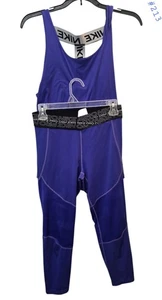 Nike Women's TOP & BOTTOM Purple Size Large Training Capri Tights - Picture 1 of 13