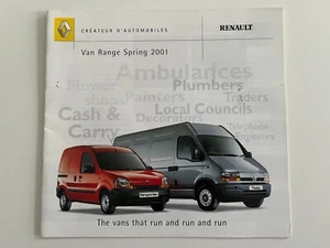 RENAULT Clio Kangoo Master Conversions Minibus Trafic VAN Range Brochure 2001 - Picture 1 of 1