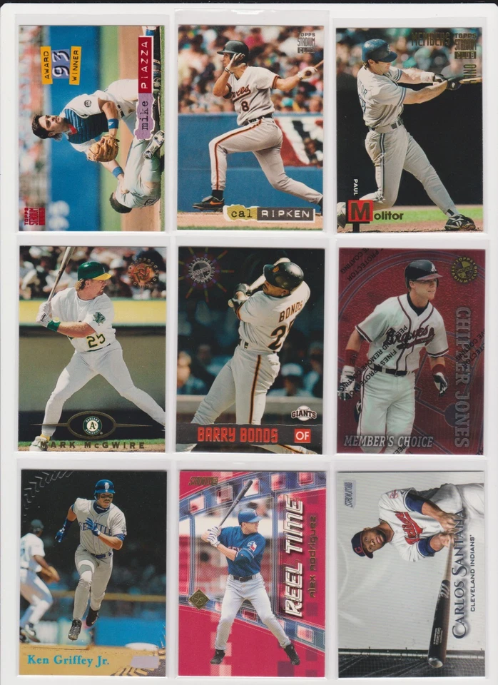 Misc Stadium Club Baseball you pick NM base stars RC rookie insert Hall of Famer - Image 1 of 1