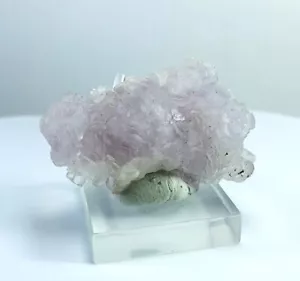 FLUORITE LIGHT PURPLE CRYSTALS with CALCITES on MATRIX - PERÚ......HUANZALA MINE - Picture 1 of 13