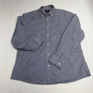 Charles Tyrwhitt Mens XL Non Iron Extra Slim Fit Shirt  Blue Checkered - Picture 1 of 6