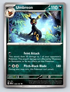 Stage 1 Umbreon HP 110 Feint Attack Pitch Lama Nera Dark Pokemon - Foto 1 di 10