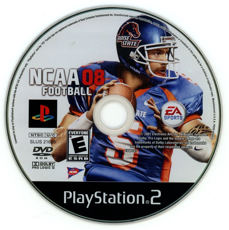 NCAA Football 08 (Sony PlayStation 2, 2007) TESTED - Image 1 of 1