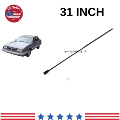 Mástil de radio Am/Fm antena negro 31"" para Pontiac 6000 1984-1991 Foto 1 de 2