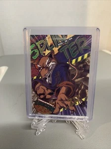 Tarjeta TMNT Rise Of The Teenage Mutant Ninja Turtles ZR 14 con astilla - Imagen 1 de 3