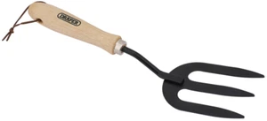 Draper CARBON STEEL HAND FORK 83990 Carbon Steel Weeding Fork with Hardwood - Picture 1 of 2