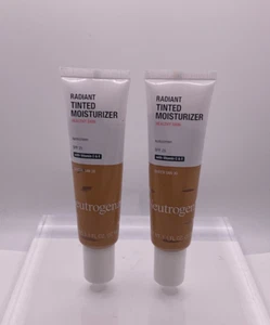 2-Neutrogena Radiant Tinted Moisturizer- Sheer Tan 30 SPF 25 With Vitamin C & E - Picture 1 of 3