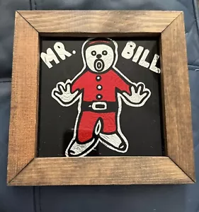 🔥Vintage Oh No Mr. Bill Mirror Handcrafted 1970s-80s Small Art Frame Rare HTF - Picture 1 of 5