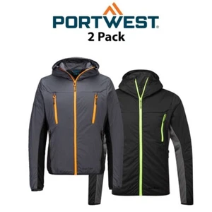 Portwest 2 Packs Men EV4 Insulated Comfort Ergonomic Hybrid Jacket EV470 - Picture 1 of 9