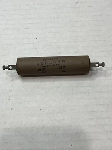 Resistencia de potencia cerámica 25 KT Sprague Koolohm 500 ohm 25W de colección NOS - Imagen 1 de 5