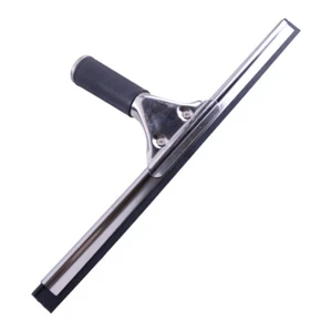 35cm Stainless Steel Window Cleaning Equipment Glass Rubber Squeegee Blade - Picture 1 of 7