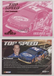 2012 Press Pass Ignite Top Speed Color Proof Magenta Brad Keselowski #69