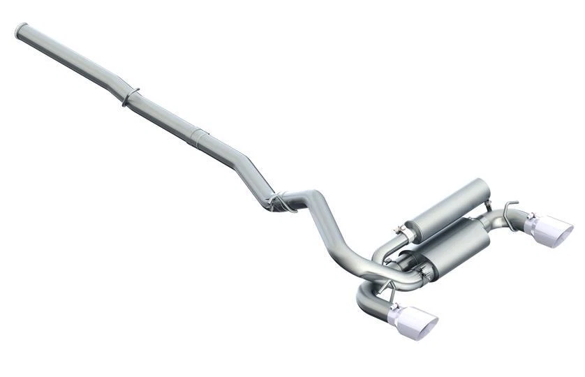 3" Cat Back, Dual Outlet, T409, Ford Focus RS 2016 - 2018 - Image 1 of 1