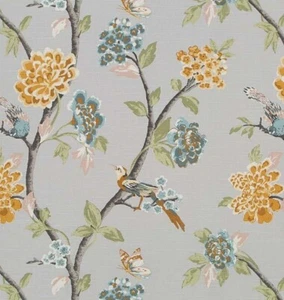 ROBERT ALLEN FABRIC ~ DWELL STUDIOS ~ HELENE FLORAL ~ UPHOLSTERY / CURTAINS *BTY - Picture 1 of 2