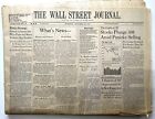 1987 BLACK MONDAY: The Market Crash - The Wall Street Journal Newspaper Oct. 20