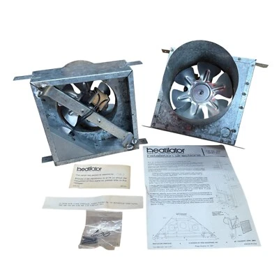 Calentador NOS Nº Kit de ventilador de entrada 600 3138 Kit de chimenea con 2 cubiertas de ventilación de ventiladores  Foto 1 de 4