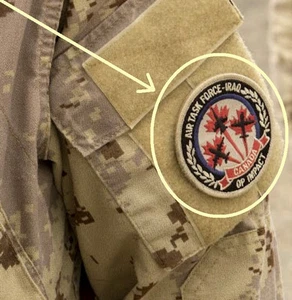 BOMBING of ISIL ROYAL CANADIAN AIR TASK FORCE-IRAQ burdock SSI: OPERATION IMPACT - Picture 1 of 12