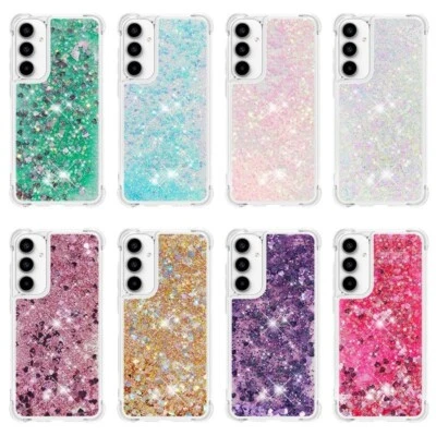 Bling Glitter Case For Samsung Galaxy A55 A35 A54 A34 A32 5G Clear Phone Cover