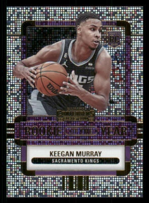 2022-23 Panini Contenders Rookie of the Year Contenders #6 Keegan Murray - Image 1 of 2