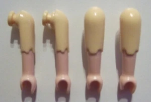 09789, 4x Arm, kurzärmelig, zerrissen, creme (Europa) - Picture 1 of 1