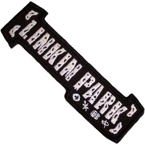 LINKIN PARK Iron-On Patch: BRACKET LOGO: Official Merchandise fan gift £pb - Imagen 1 de 9