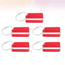  5 Pcs Luggage Tag Hand Carry Bag for Travel in Airplane Labels Metal