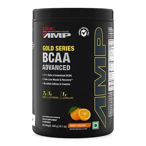 GNC AMP Gold Series BCAA Advanced 400Gm Each Choose Flavour - Picture 1 of 7