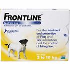FRONTLINE Spot On Flea & Tick Treatment for Small Dogs (2-10 kg) - 3 Pipettes