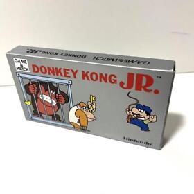 RARE!!! Nintendo Game & Watch Donkey Kong Jr. DJ-101 Wide Screen with Box tested