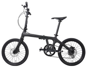 20" Full Carbon Folding Bike Shimano Frame Fork Wheelset Handlebar Disc brake