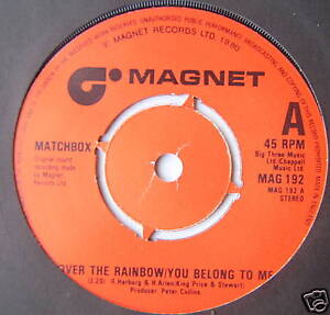 MATCHBOX - Over The Rainbow - Excellent Con 7" Single