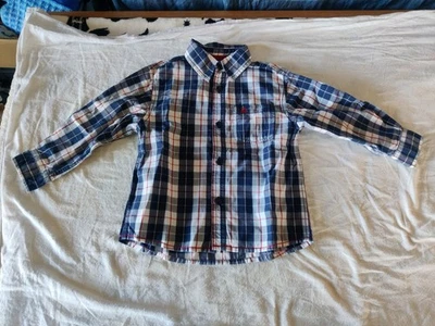 Children's Smart Formal Shirt Checked 2-3 Years Rebel New - Image 1 of 4