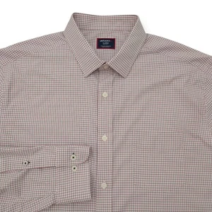 Camisa UNTUCKit Apremont Hombre XL Performance Roja A Cuadros Manga Larga Calce Regular - Imagen 1 de 11
