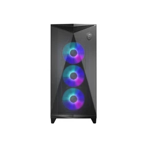 MSI MPG GUNGNIR 300R AIRFLOW Midi Tower PC Black ATX EATX ITX micro ATX Gaming M - Afbeelding 1 van 1