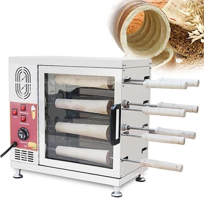 Chimenea comercial horno para pasteles máquina comercial eléctrica, máquina de rodillos para pasteles Foto 1 de 4