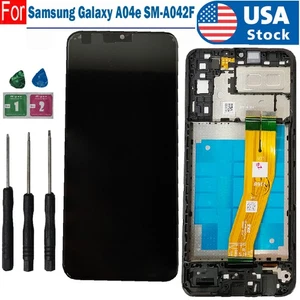 LCD Display Touch Screen Digitizer+Frame For Samsung Galaxy A04E A042F A042F/DS - Picture 1 of 6
